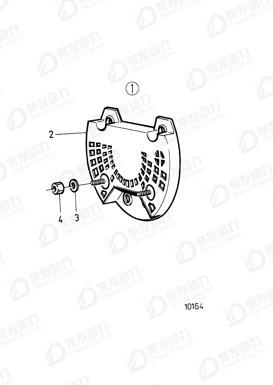 沃尔沃 Charge distributor 858968 图纸